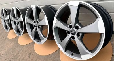 4x Original Audi A3 S3 RS3 8V 19 Zoll Alufelgen Rotor 2 8V0601025CF 8,0JX19 ET49 NEU