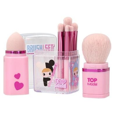 Depesche 14271 TOPModel - Kosmetik Set in Box KPOP, Pinselset mit 8 Pinseln und Blend