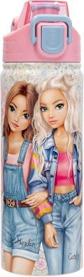 14111 TOPModel Festival Fun - Trinkflasche aus Edelstahl, in Rosa und Creme