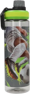 14187 Action World Fußball - Transparente Trinkflasche ca. 700 ml