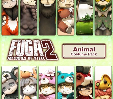 Fuga: Melodies of Steel 2 - Animal Costume Pack - Steam DLC (Aktivierungscode)