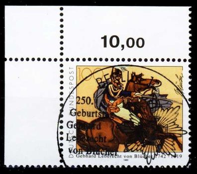 BRD 1992 Nr 1641 ESST zentrisch gestempelt ECKE-OLI X2CFA0E