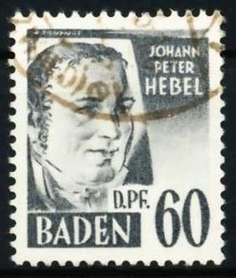 FZ BADEN 2. Ausgabe Spezialisiert Nr 25yI gestempelt X606176