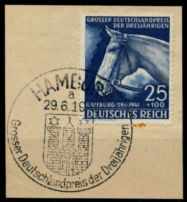 3. REICH 1941 Nr 779 gestempelt Briefstück zentrisch X70C6DA
