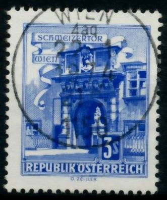 Österreich DS Bauwerke Nr 1119 zentrisch gestempelt X7146EE