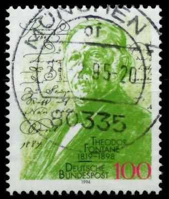BRD 1994 Nr 1767 zentrisch gestempelt X78FEEE