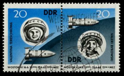 DDR ZD Nr WZd 90 gestempelt WAAGR PAAR X8D7642