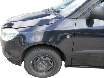 Skoda Fabia 5J Kotflügel vorne links schwarz LF9R auch Kombi Roomster 5J0821021A