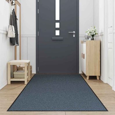 vidaXL Fußmatte Blau 115x300 cm