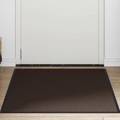 vidaXL Fußmatte Braun 90x150 cm