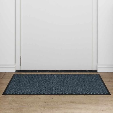 vidaXL Fußmatte Blau 60x90 cm