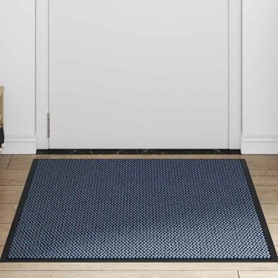 vidaXL Fußmatte Blau 80x120 cm
