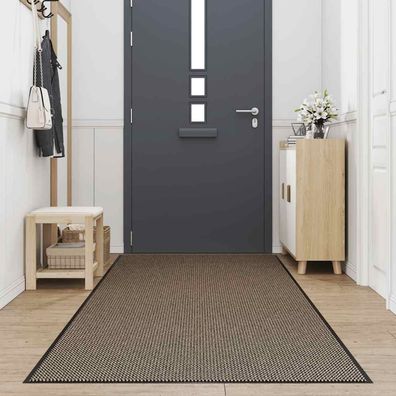 vidaXL Fußmatte Braun 115x300 cm