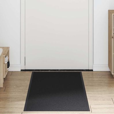 vidaXL Fußmatte Schwarz 60x150 cm