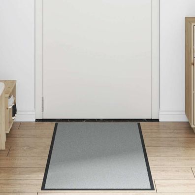 vidaXL Fußmatte Grau 60x150 cm