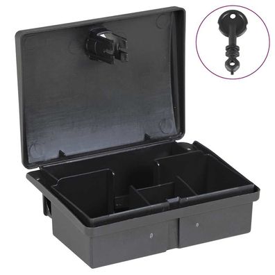 vidaXL Mausefallen 20 Stk. Schwarz 13x10x4 cm