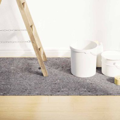 vidaXL Rutschfestes Malervlies 10 m 220 g/m² Grau