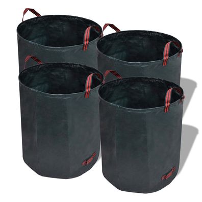 vidaXL Gartenmüllsäcke Grün PP-Gewebe 45 x 76 cm