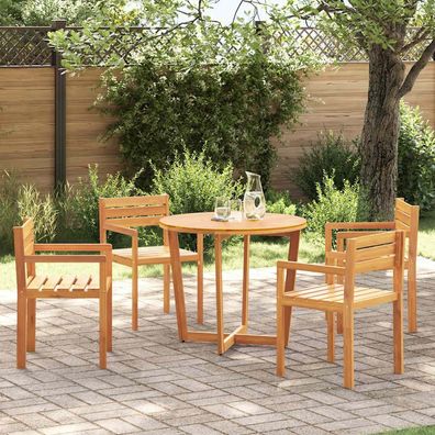 vidaXL Gartenstühle 4 Stk. 50x53x80 cm Massivholz Akazie