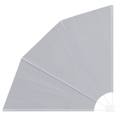 vidaXL Balkon Sichtschutz 160 x 160 cm Polyester Grau