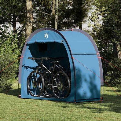 vidaXL Fahrradgarage (Zelt) Blau 210 x 90 x 174 cm