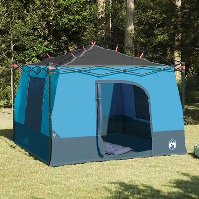 vidaXL Innenzelt 6 Personen Blau Taft