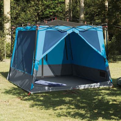 vidaXL Innenzelt 6 Personen Blau Taft