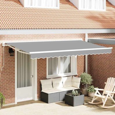 vidaXL Manueller Markisenrahmen 4 x 2 m Weiß