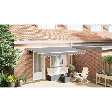 vidaXL Electric Awning Frame 4 x 2 m Weiß