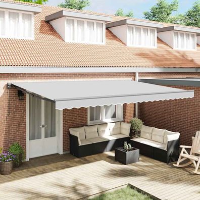 vidaXL Electric Awning Frame 5 x 3 m Anthrazit