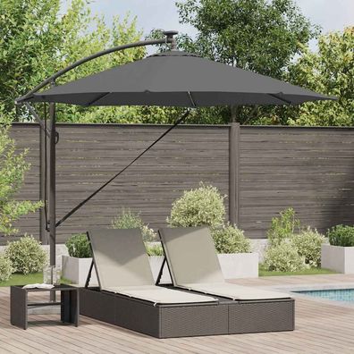vidaXL Sonnenschirm 294 x 294 x 248 cm Polyester und Aluminium
