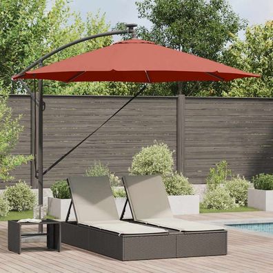 vidaXL Sonnenschirm 294 x 294 x 248 cm Polyester und Aluminium
