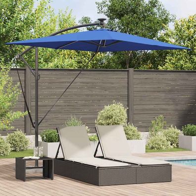 vidaXL Sonnenschirm 294 x 200 x 270 cm Polyester und Aluminium