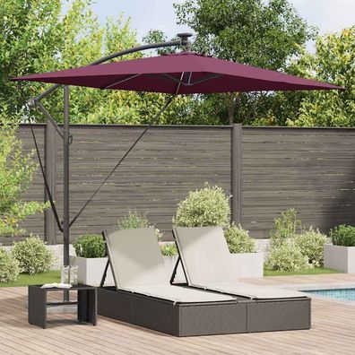 vidaXL Sonnenschirm 294 x 200 x 270 cm Polyester und Aluminium