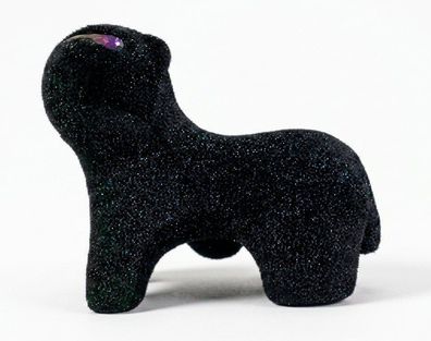 Kindersessel Eisbär Lounge Sessel Tierdesign Formschaum Schwarz Modern