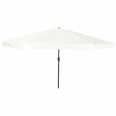 vidaXL Garten-Sonnenschirm 394 x 394 x 248 cm Polyester und Stahl Sand