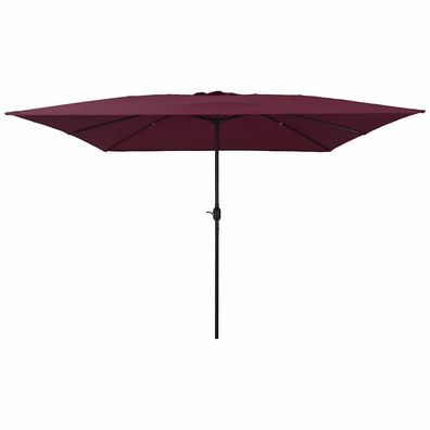 vidaXL Garten-Sonnenschirm 295 x 295 x 245 cm Polyester und Stahl
