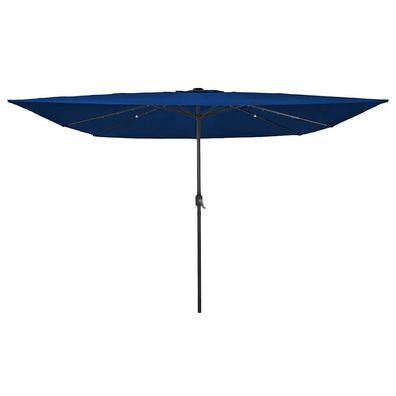 vidaXL Garten-Sonnenschirm 295 x 295 x 245 cm Polyester und Stahl