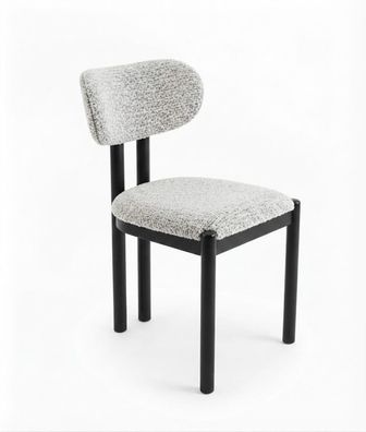 Design Stuhl Polsterstuhl Esszimmer Modern Beige Polster Kuechenstuhl