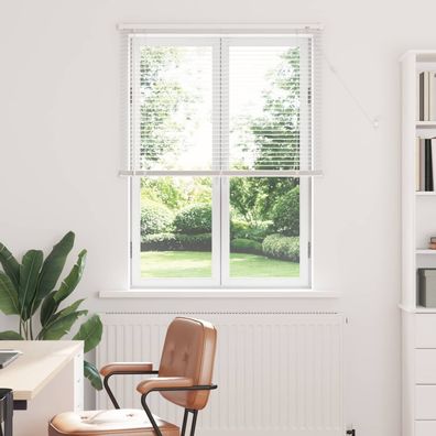 vidaXL Venezianische Jalousie Weiß 150 x 90 cm 25 mm PVC