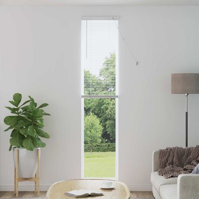vidaXL Venezianische Jalousie Weiß 213 x 60 cm 25 mm PVC