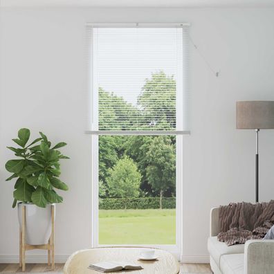 vidaXL Venezianische Jalousie Weiß 213 x 80 cm 25 mm PVC