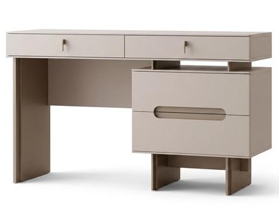 Design Kommode Modern Beige Fein Toll Kosmetiktisch Minimalistisch