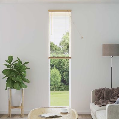 vidaXL Venezianische Jalousie Hellbraun mit Muster 213 x 40 cm 25 mm