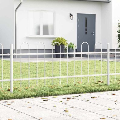 vidaXL Gartenzaun BOXTEL Weiß
