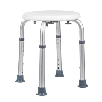 Duschhocker höhenverstellbar, 8 Stufen, bis 120 kg belastbar