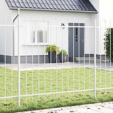 vidaXL Gartenzaun BOXTEL Weiß