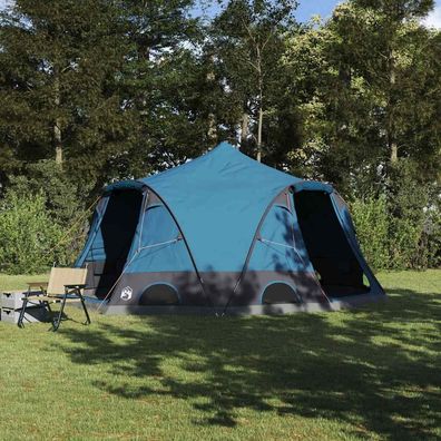 vidaXL Dome Zelt für 4 Personen 4 Personen Blau