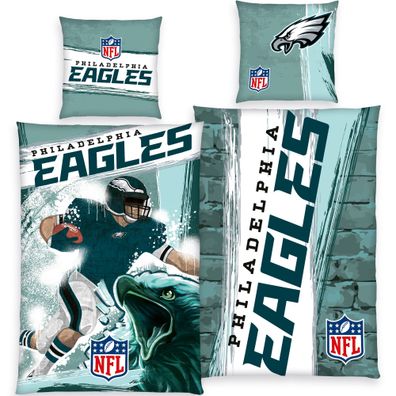 NFL Bettwäsche Philadelphia Eagles Player Linon / Renforcé
