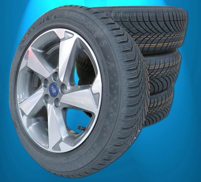 Winterräder Ford Focus Active2018 Semperit SpeedGrip5 215 55 17 FORD Alu + RDKS